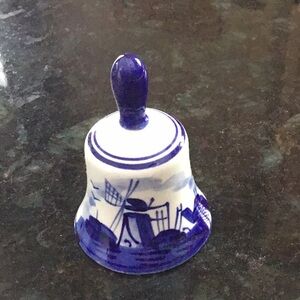 Delft Blue and White windmill bell